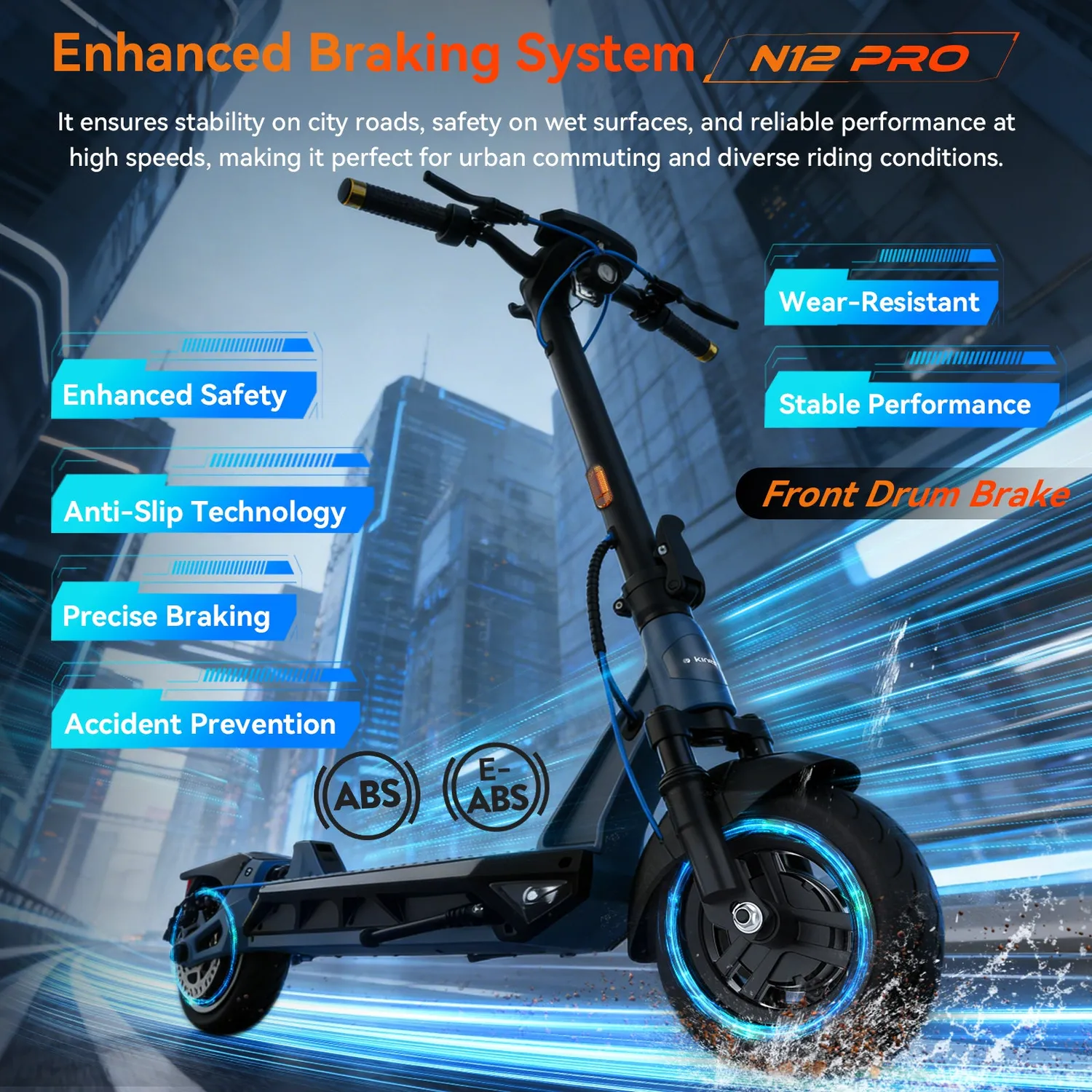 Kingsong N12 Pro trottinette électrique 80 km