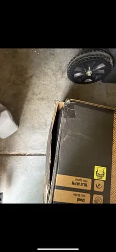 Gyroor trottinette électrique cargo panier 1000W