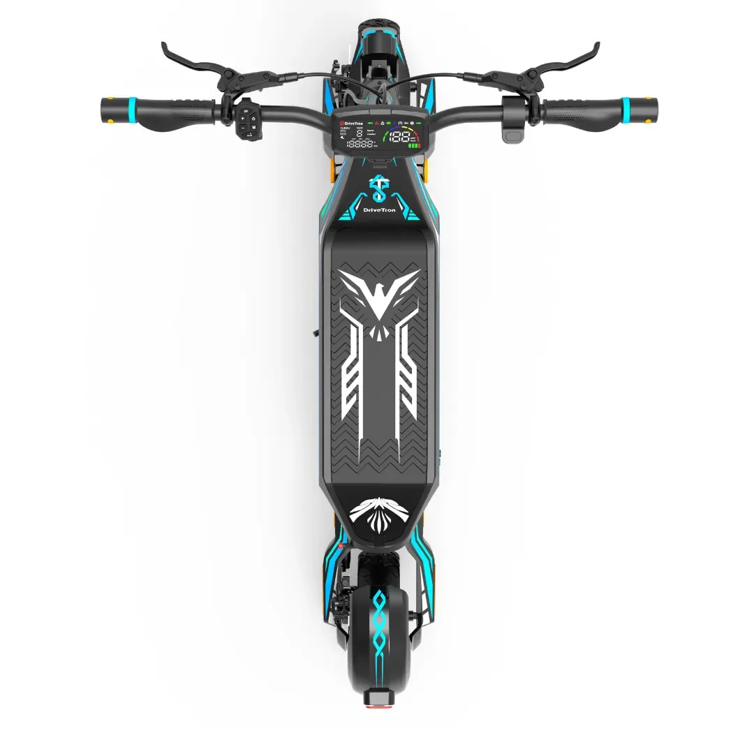 DRIVETRON DT06 pack style stickers bleu/vert