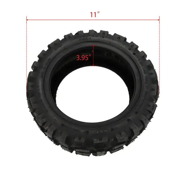 YUME X11 X11+ pneu tubeless 11x3.95 tout-terrain