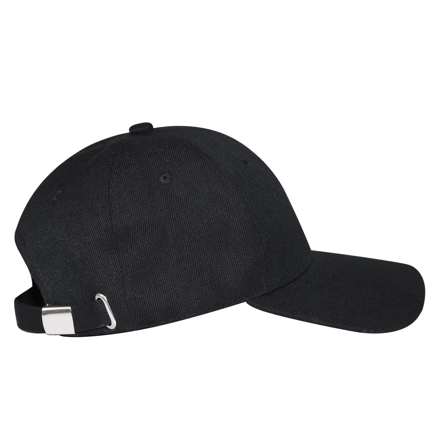 YUME casquette baseball brodée noire ajustable