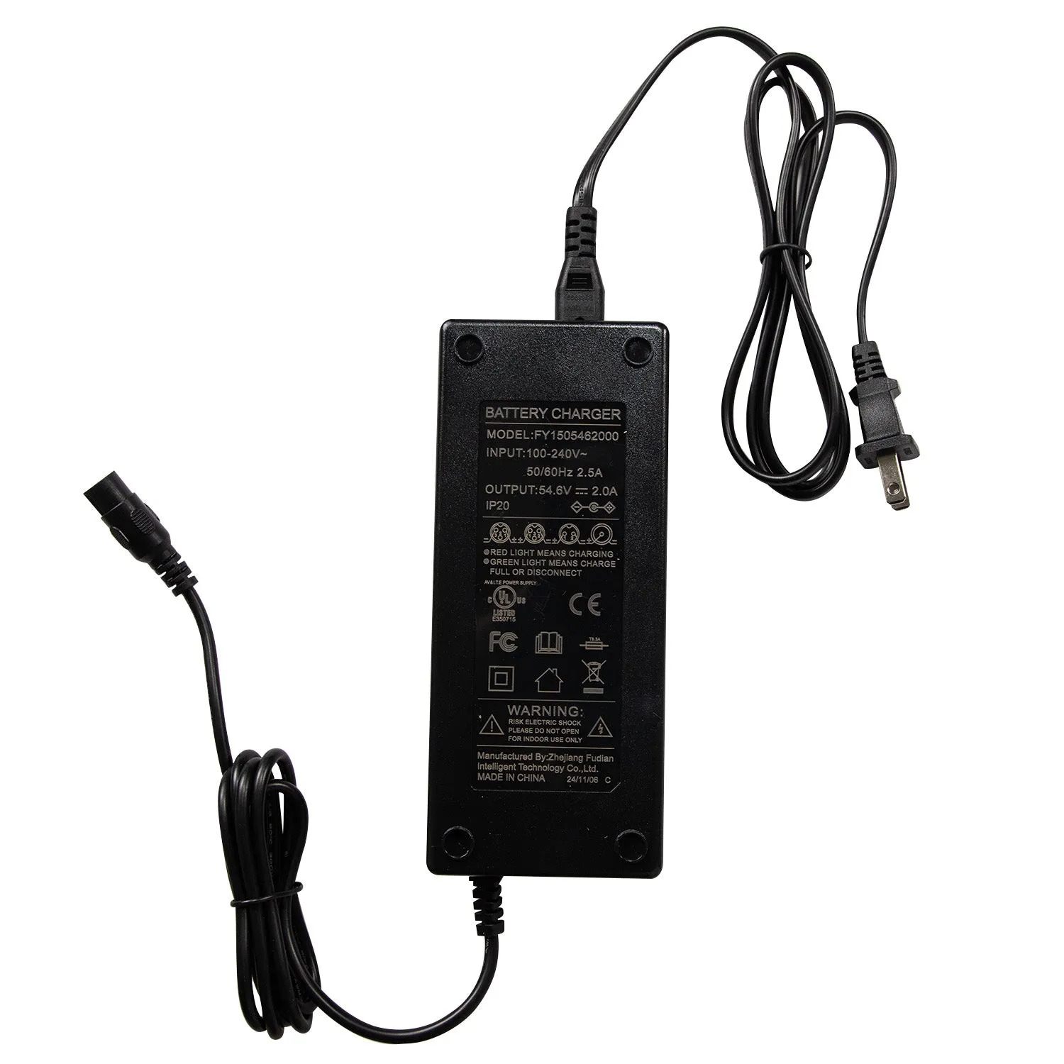 YUME Swift chargeur 54,6V 2A batterie lithium