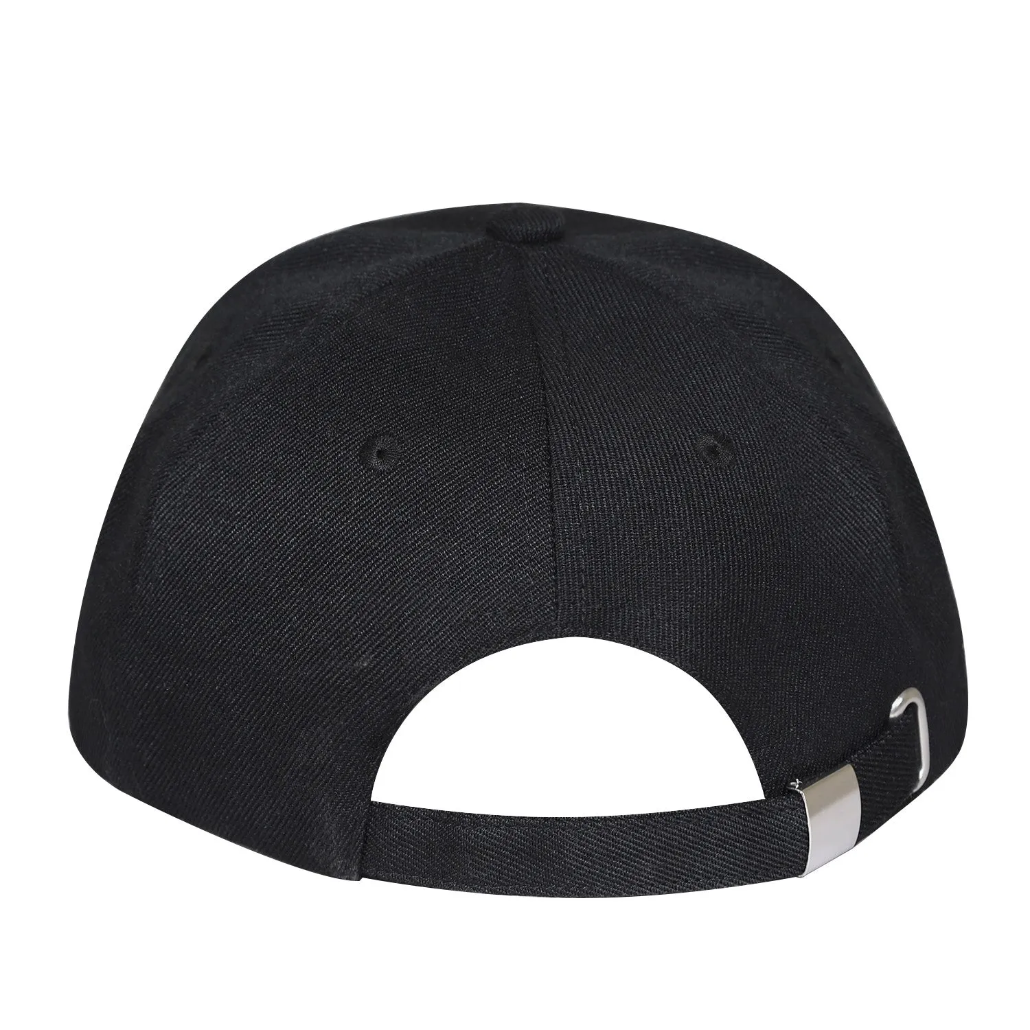 YUME casquette baseball brodée noire ajustable