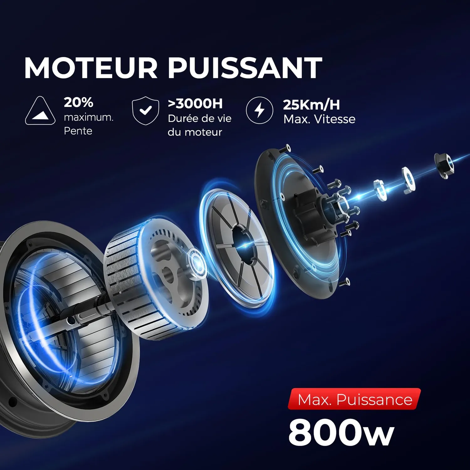 Yadea KS6 Pro trottinette électrique 55 km tubeless
