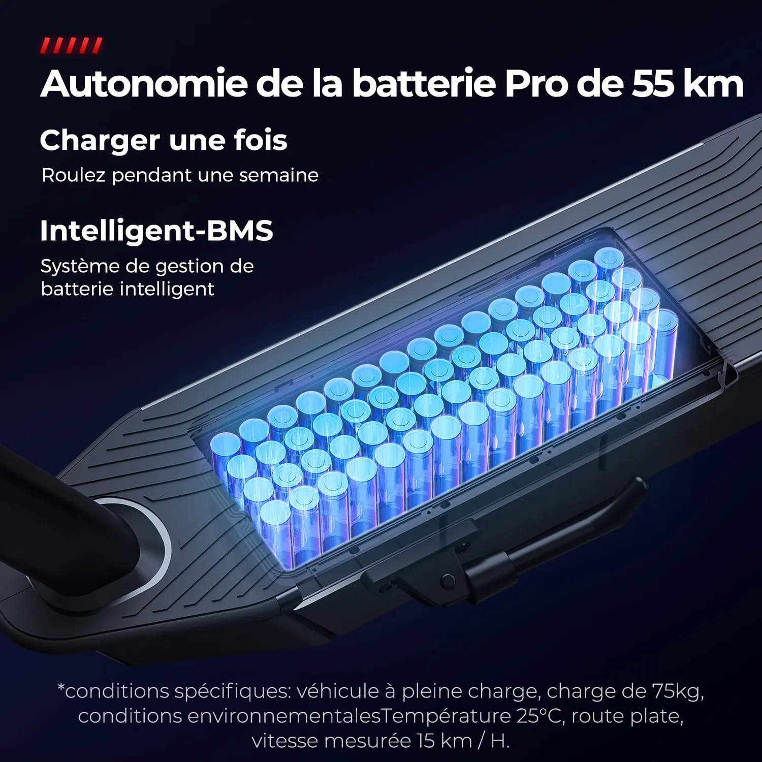 Yadea KS6 Pro trottinette électrique 55 km tubeless