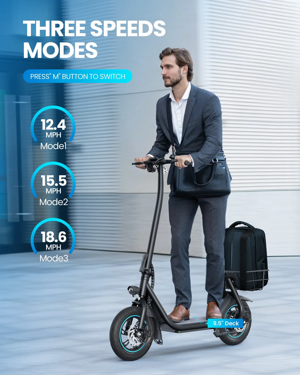 Gyroor X2 trottinette électrique 12 pouces 550W noir 32 km