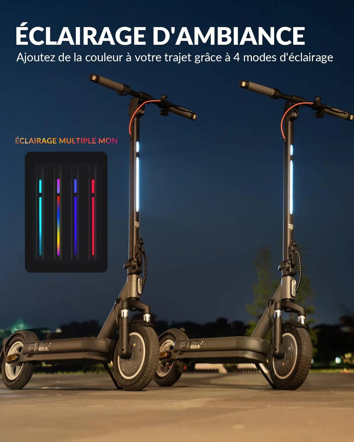 5th Wheel V40 Pro trottinette électrique 40 km 10 pouces