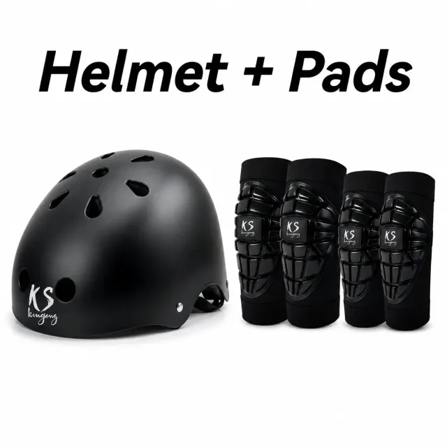 Kingsong kit casque et genouillères protection