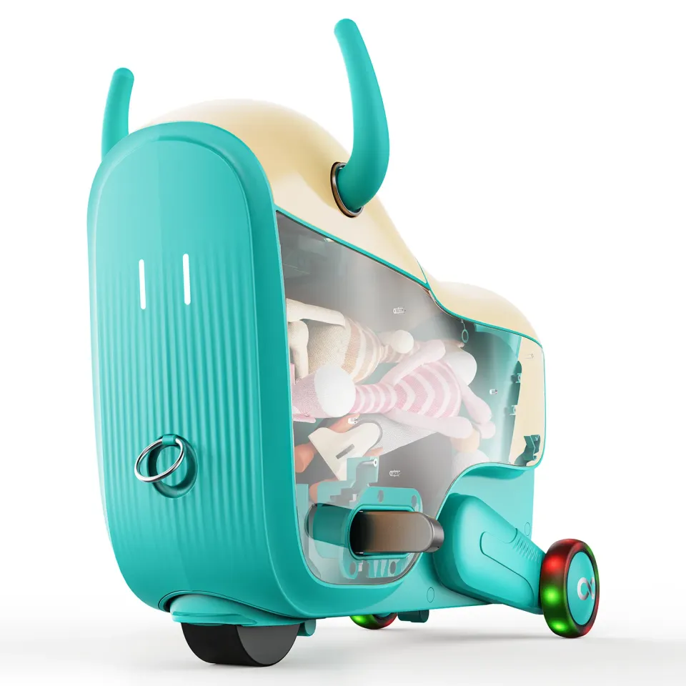 Gyroor GNU voiture porteur électrique enfant valise 14 L