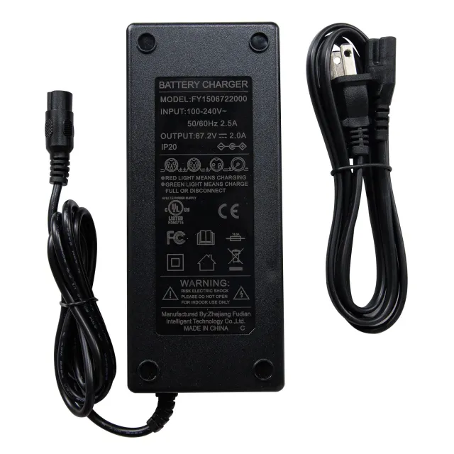 YUME Raptor chargeur batterie 67.2V 2A lithium