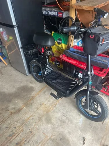Gyroor trottinette électrique cargo panier 1000W