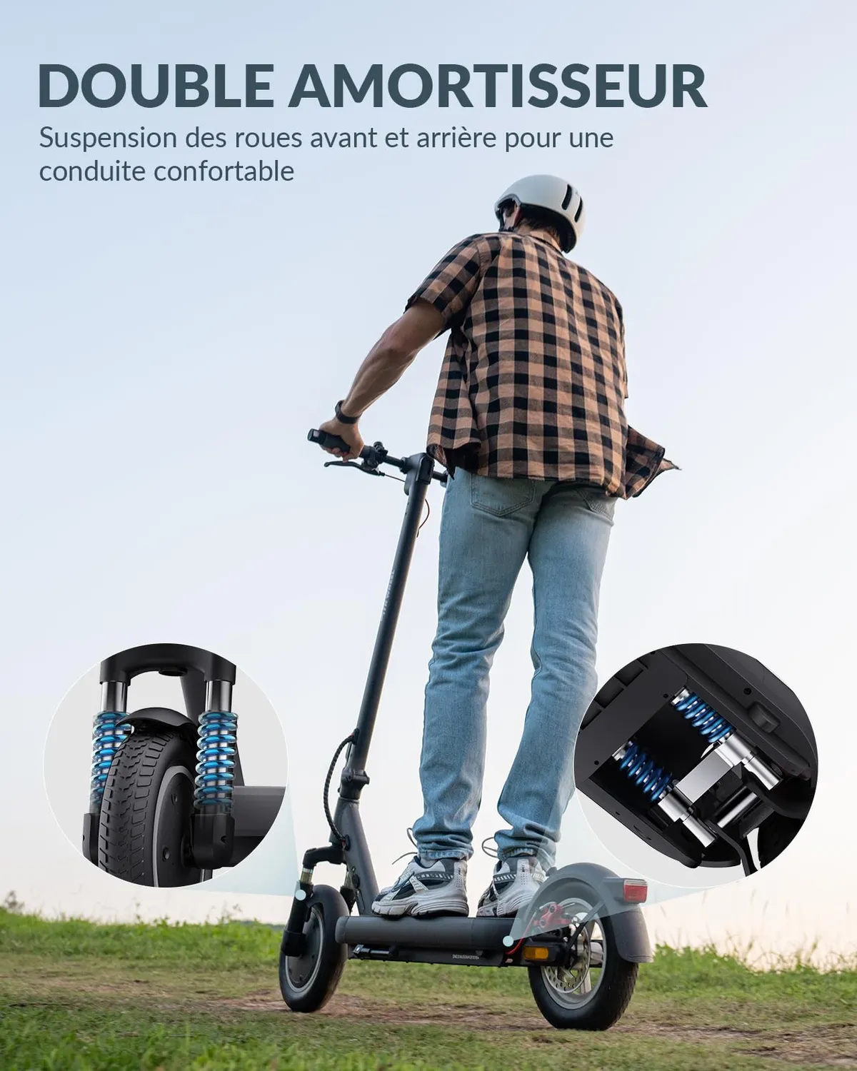 5th Wheel V40 Pro trottinette électrique 40 km 10 pouces
