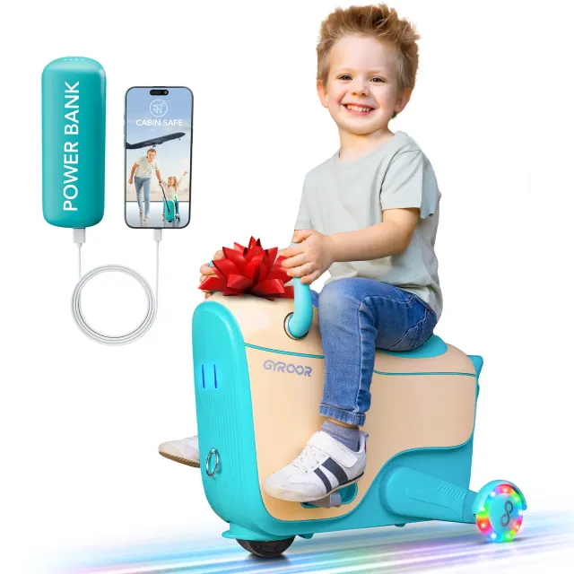 Gyroor GNU voiture électrique enfant 14 L 3 vitesses LED