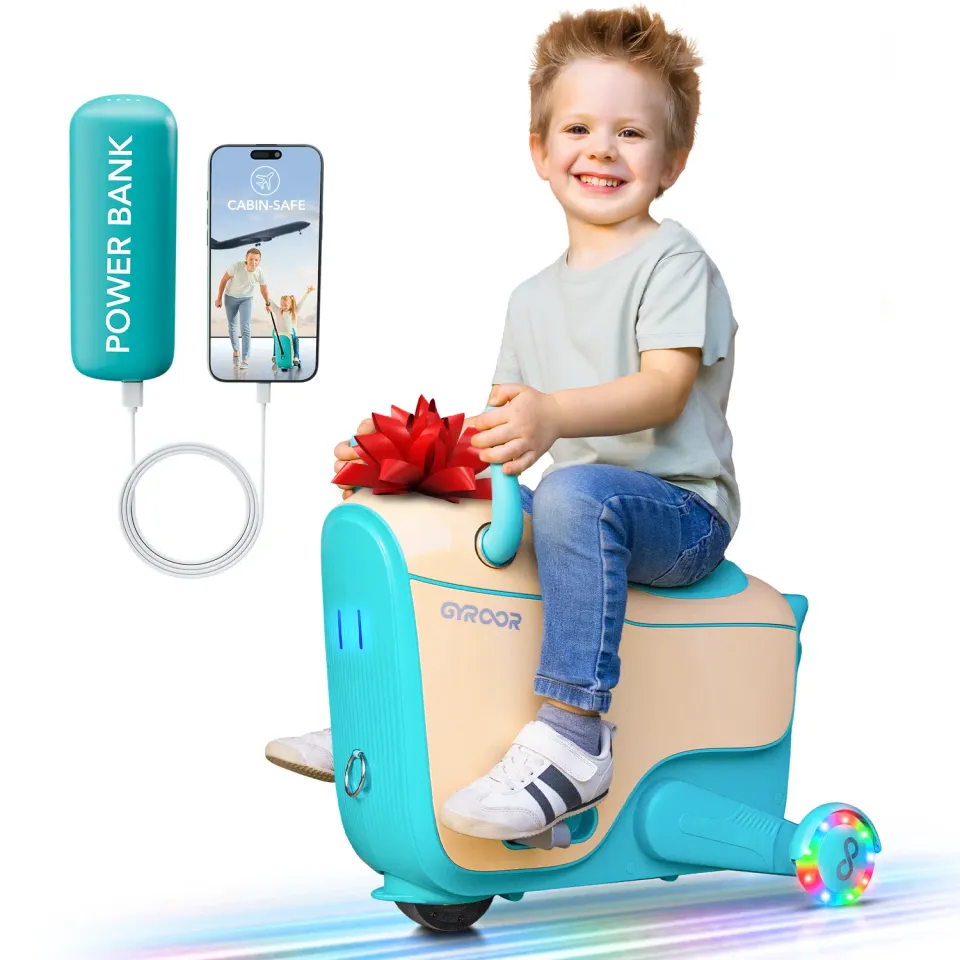 Gyroor GNU voiture électrique enfant 14 L 3 vitesses LED