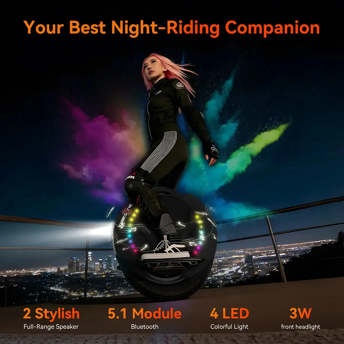 Kingsong 16S Pro monocycle électrique 72 km