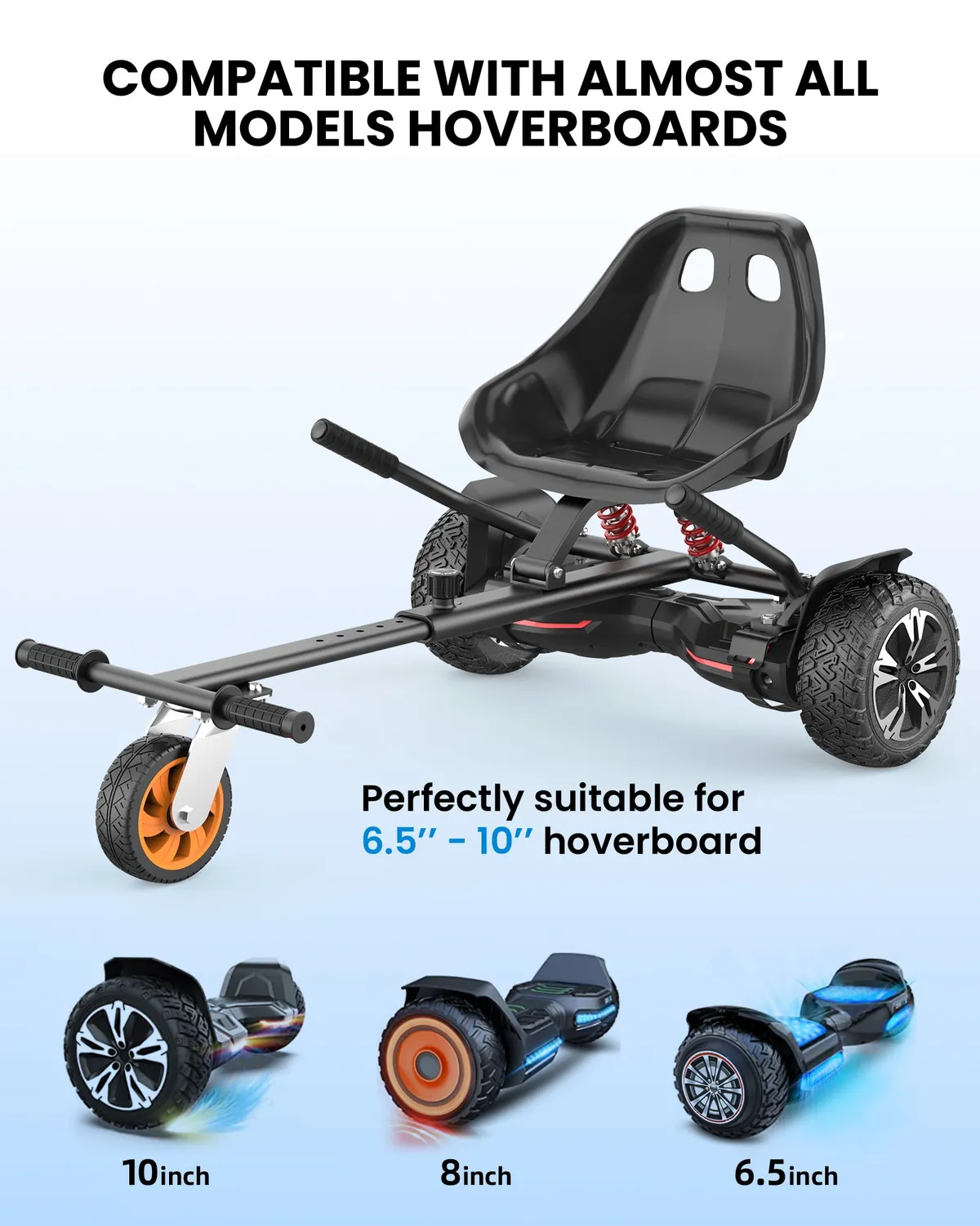 Gyroor kit kart hoverboard siège 6,5-10 pouces