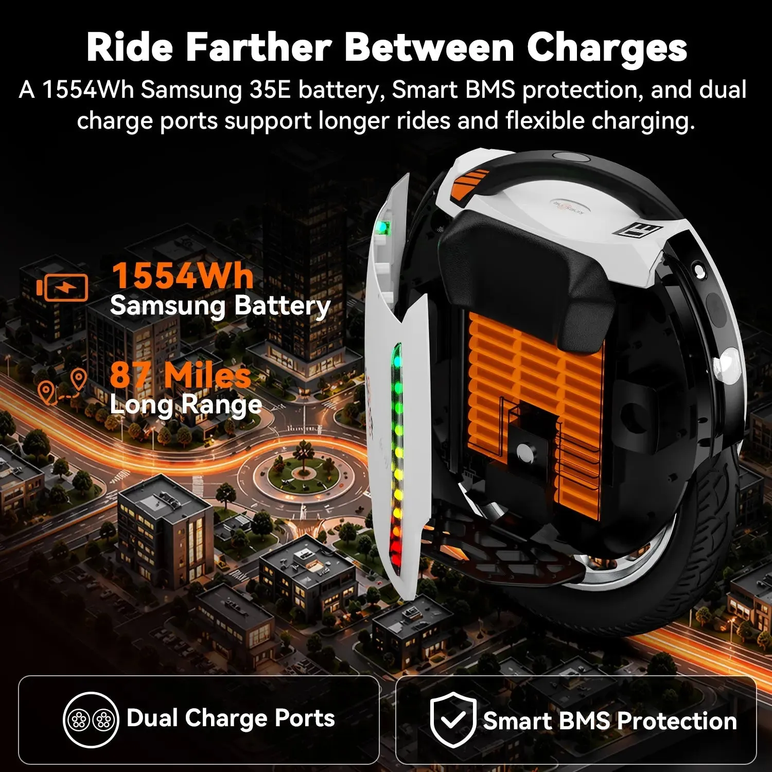 KingSong 18XL Pro monoroue électrique 140 km 60 km/h