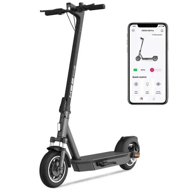 Yadea KS6 Pro trottinette électrique 55 km tubeless