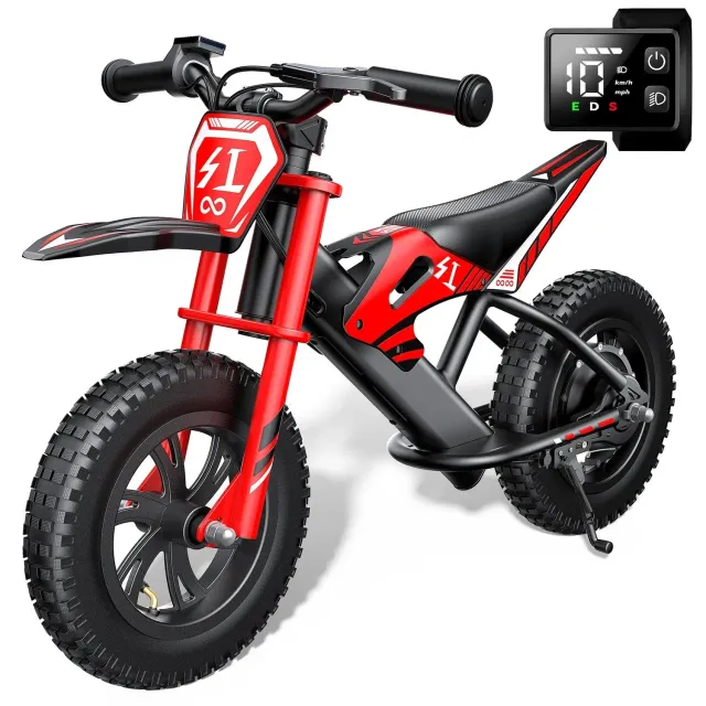 Gyroor S1 moto électrique enfant 200W rouge