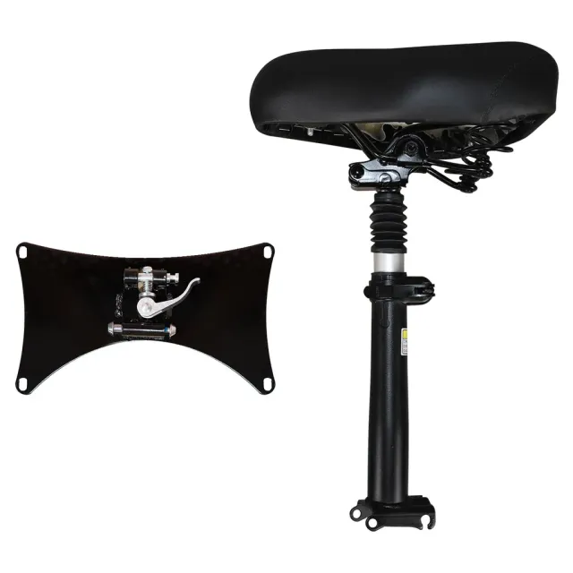 YUME Y10 selle assise large noir rouge