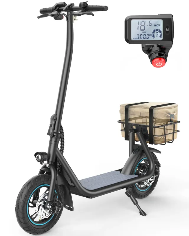 Gyroor X2 trottinette électrique 12 pouces 550W noir 32 km