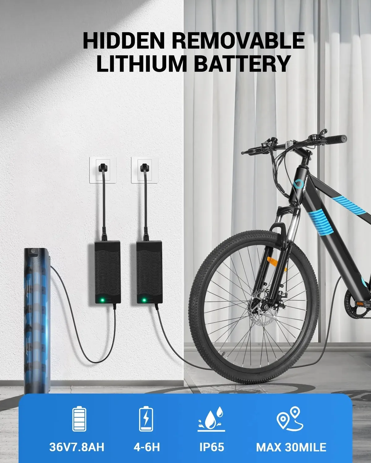 Gyroor EB262 vélo électrique 26 pouces 550W