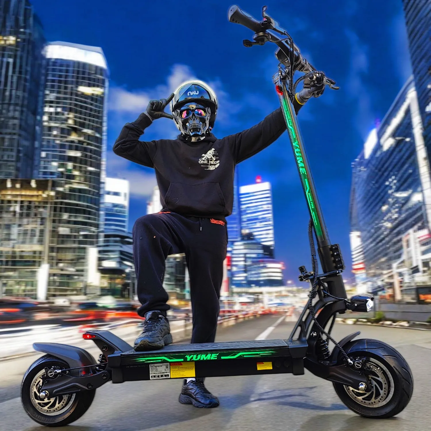 YUME Hawk Pro Wide trottinette électrique 60V 27Ah 6000W