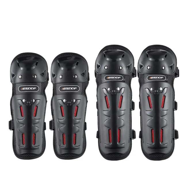 YUME Genouillères Coudières Moto Lot 4 Pièces Protection Adulte