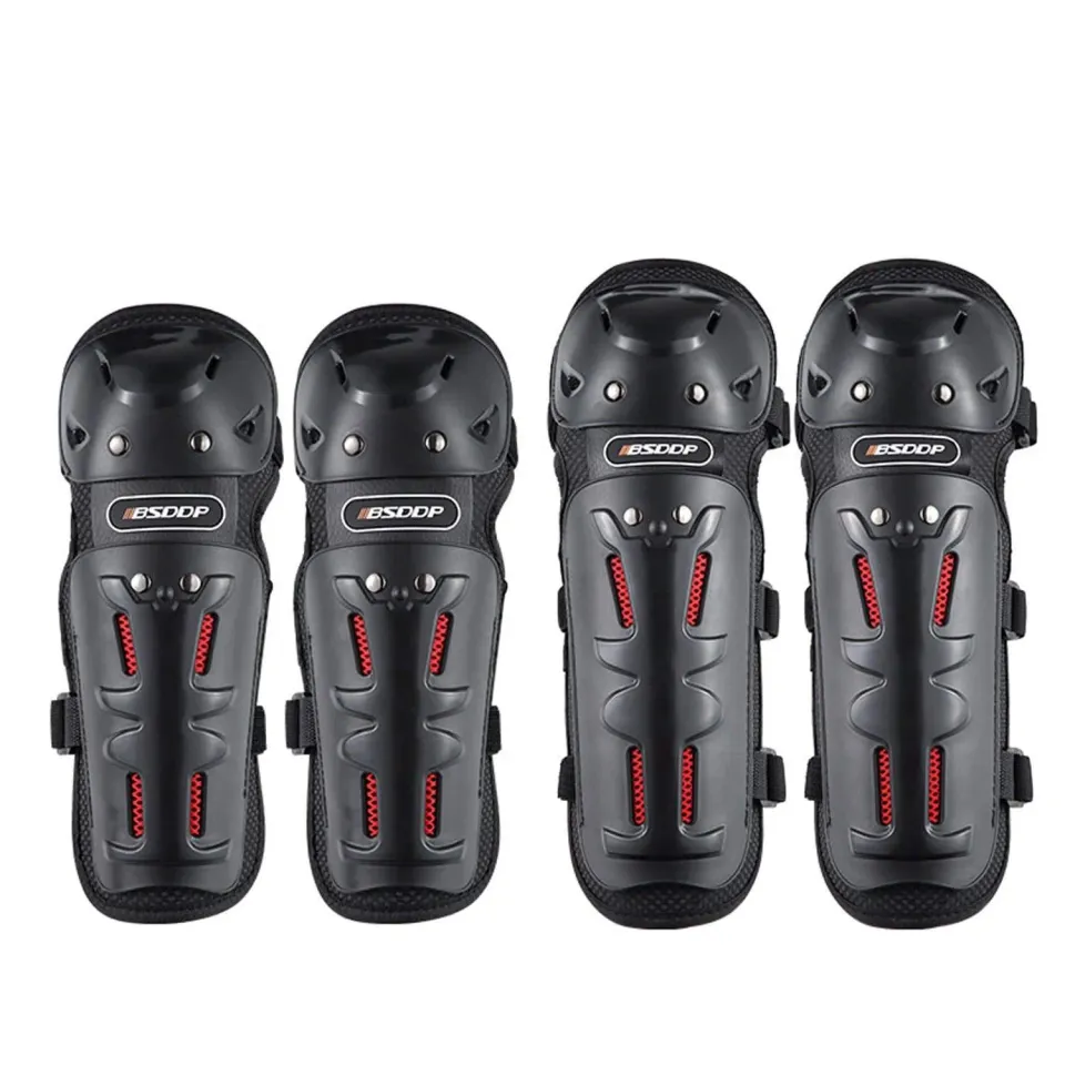 YUME Genouillères Coudières Moto Lot 4 Pièces Protection Adulte