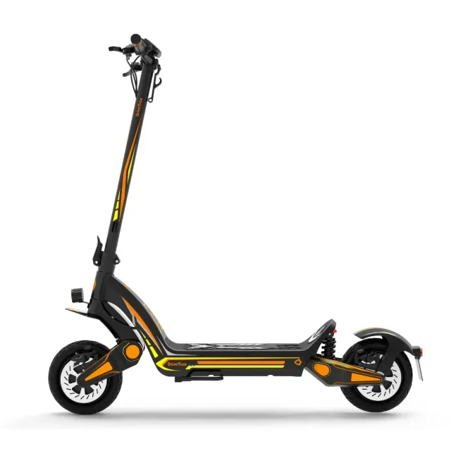 Drivetron DT06 kit déco orange jaune trottinette stickers