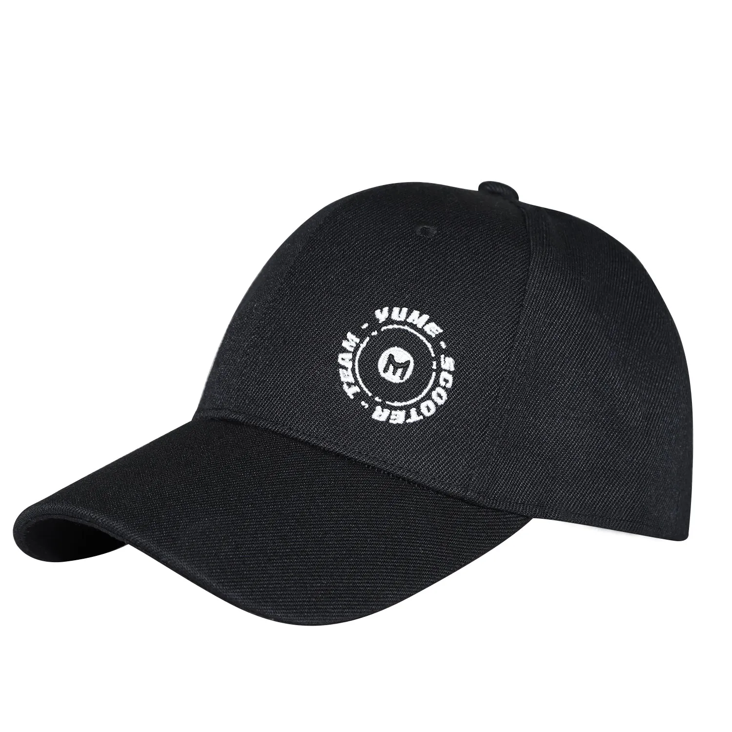 YUME Casquette Baseball Brodée Logo Réglable Noir