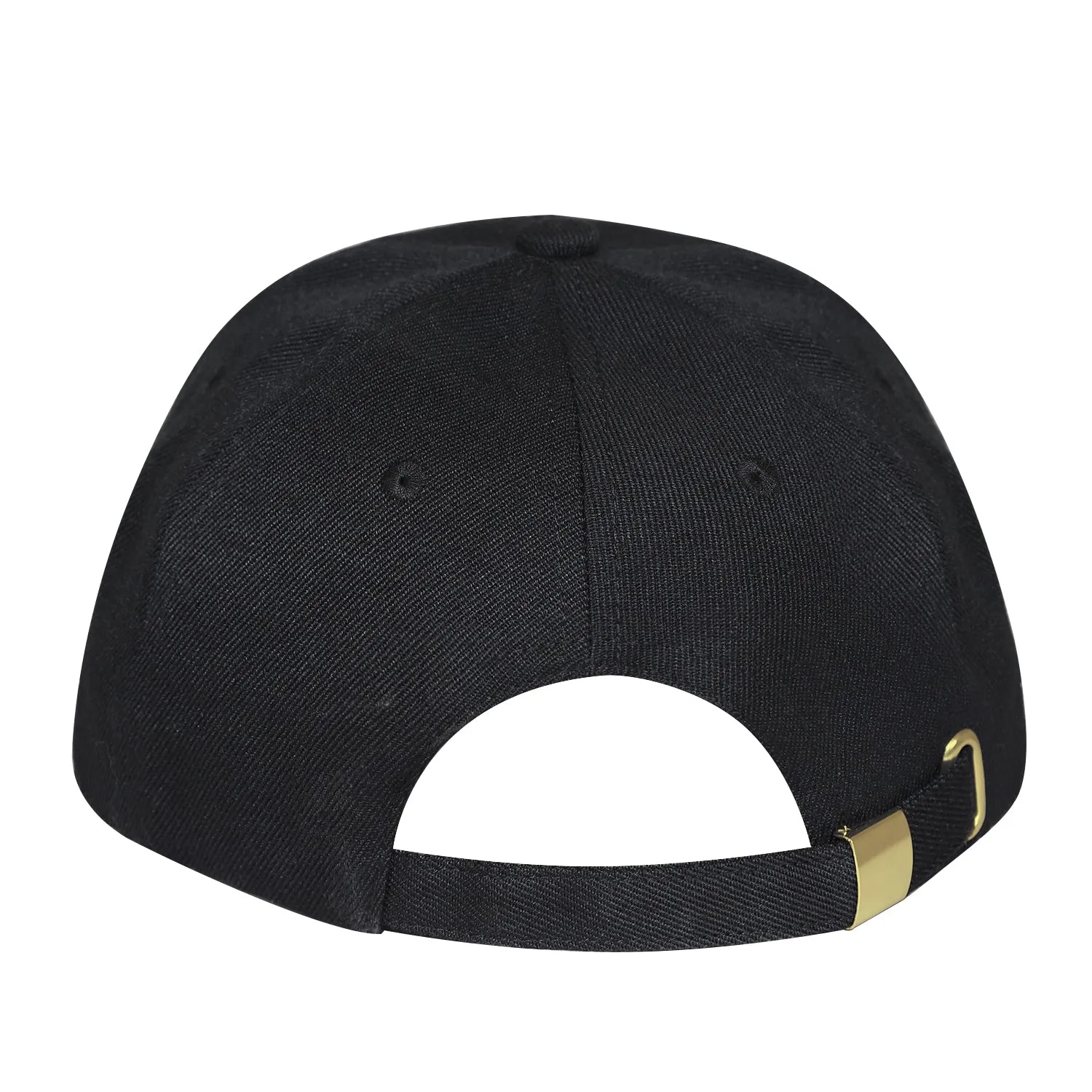 YUME Casquette Baseball Brodée Logo Réglable Noir