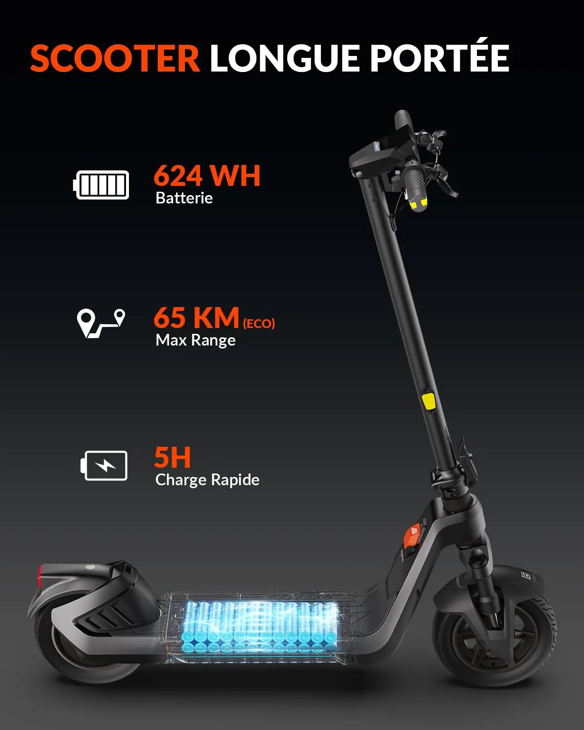 5th Wheel ES15 trottinette électrique 1200W 65 km