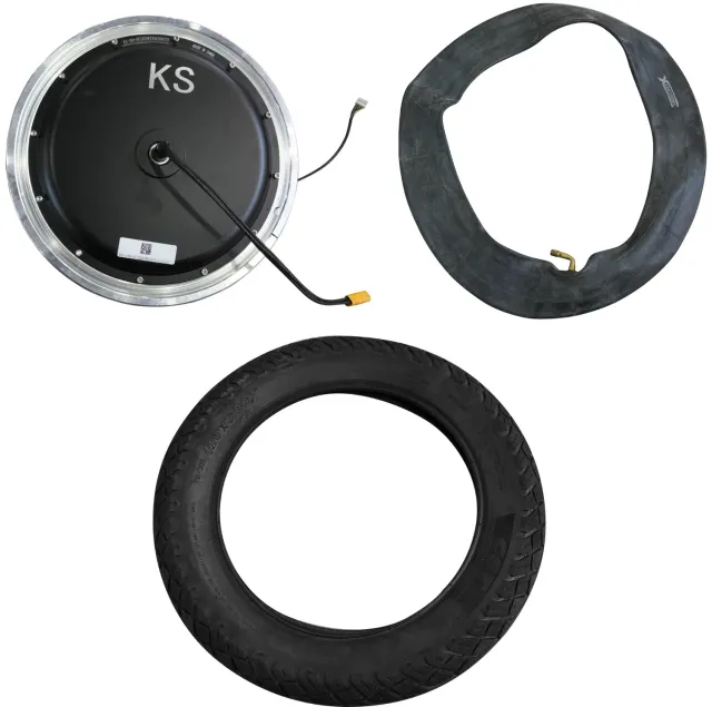 Kingsong 16X Pro kit moteur gyroroue pneu et chambres