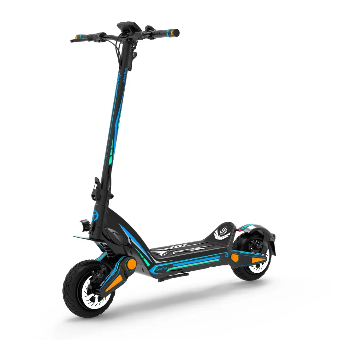 DRIVETRON DT06 pack style stickers bleu/vert