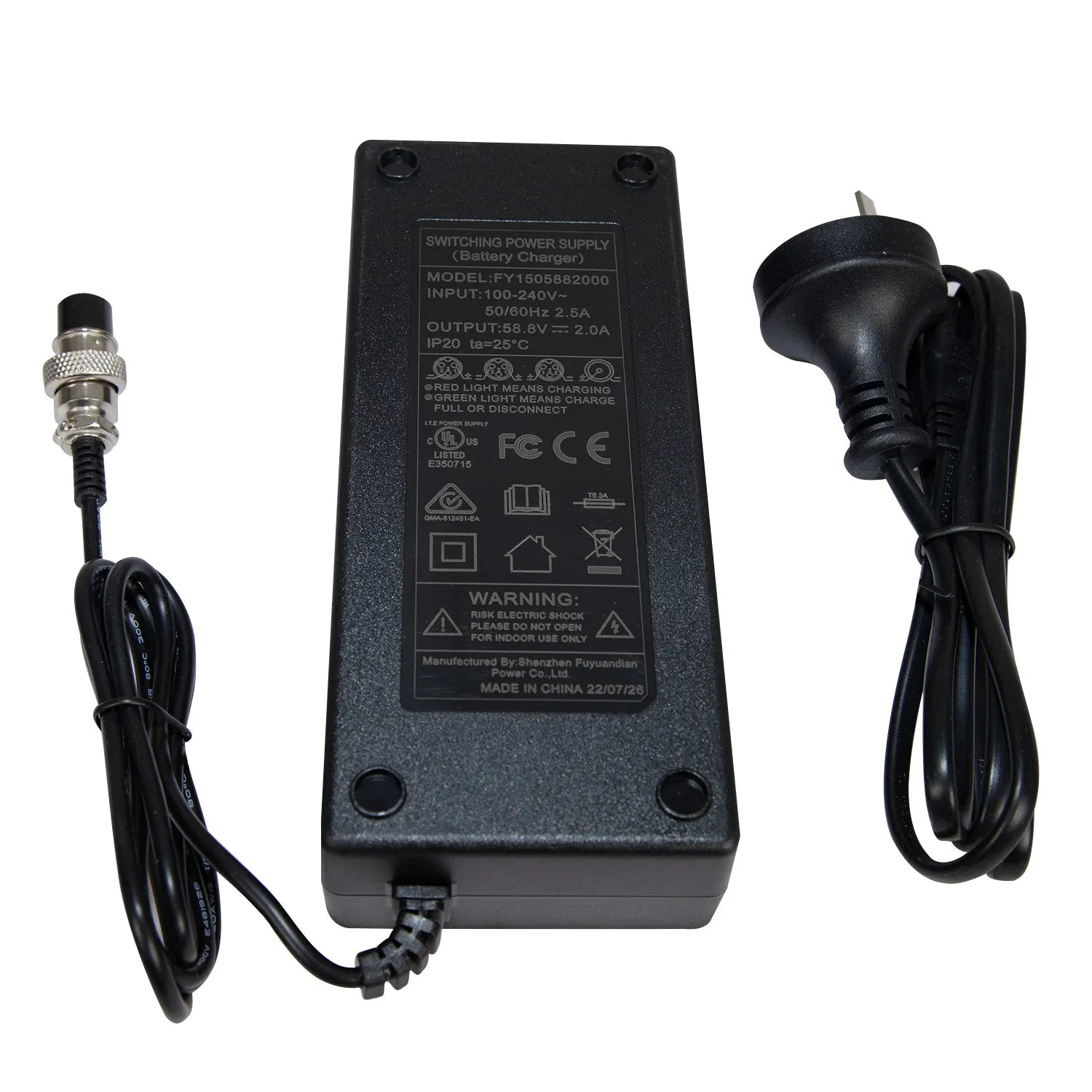 YUME Y10 chargeur batterie 58,8V 2A