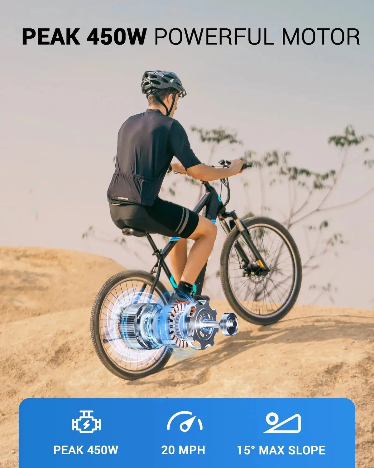Gyroor EB262 vélo électrique 26 pouces 550W