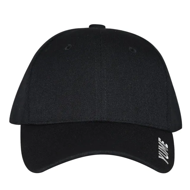 YUME casquette baseball brodée noire ajustable