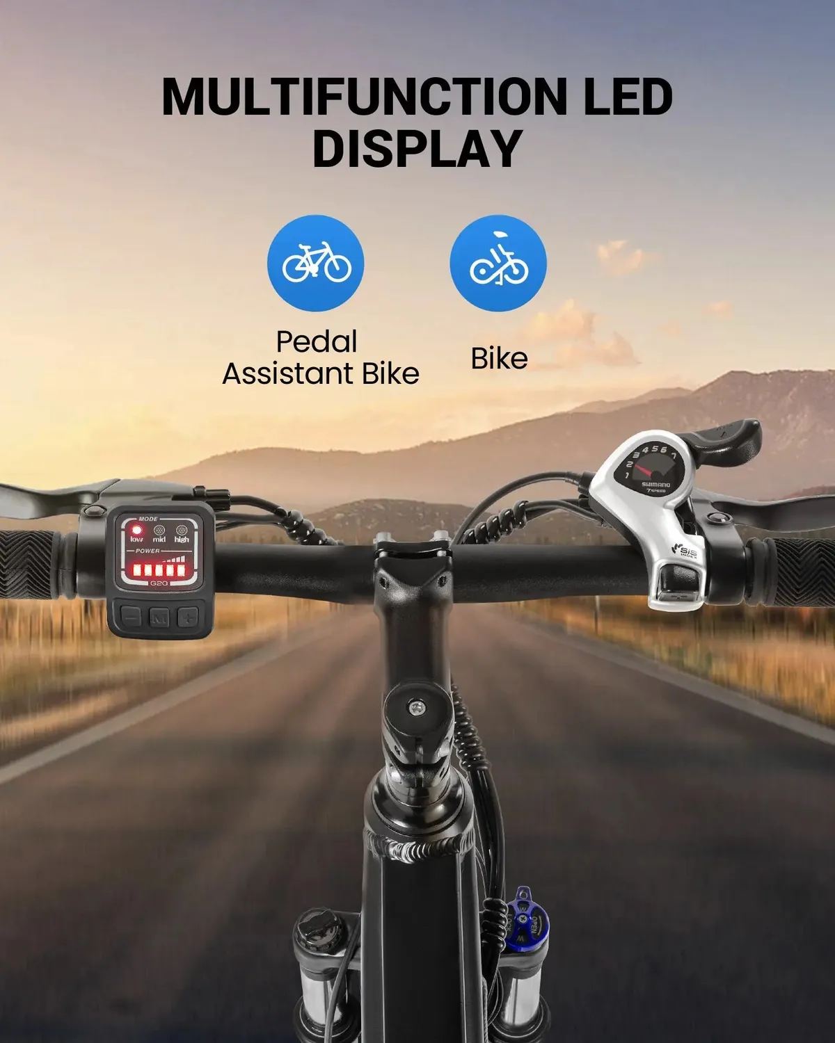 Gyroor EB262 vélo électrique 26 pouces 550W
