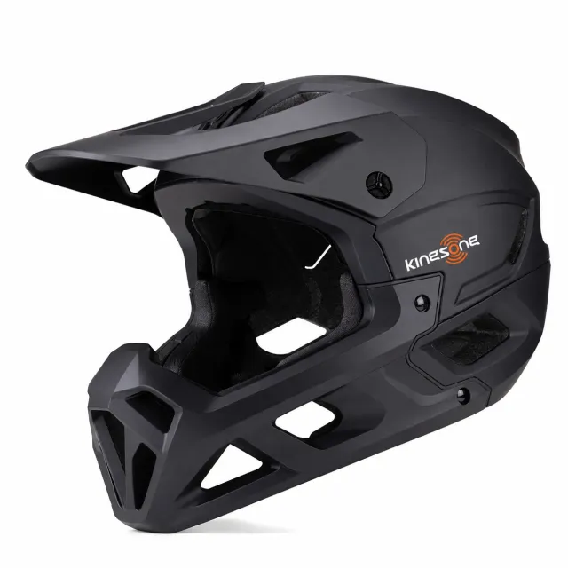 Kingsong casque intégral vélo noir mat ajustable