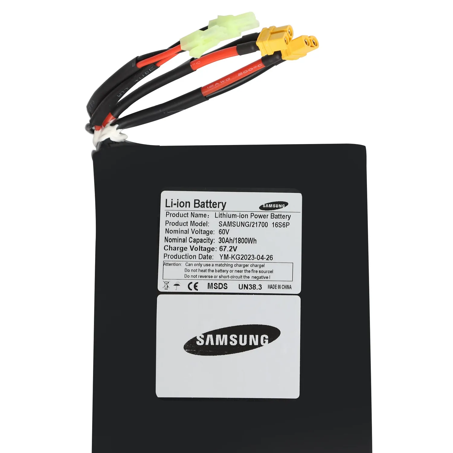 YUME X11+ batterie 60V 30Ah Samsung