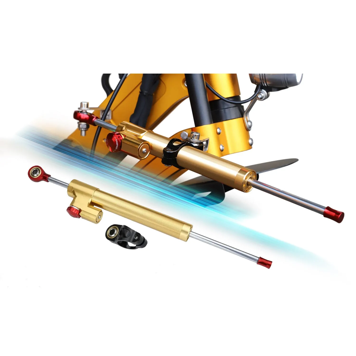 YUME X11 amortisseur de direction alu CNC